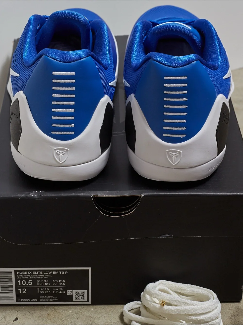 Nike Kobe 9 Elite Low EM TB ‘Game Royal/White’